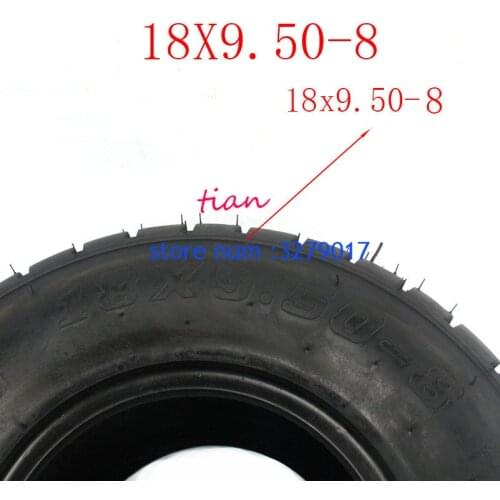 2PCS Good Quality GO KART KARTING ATV UTV Buggy 18X9.50-8 Inch Tubeless Tyre Rubber Tire