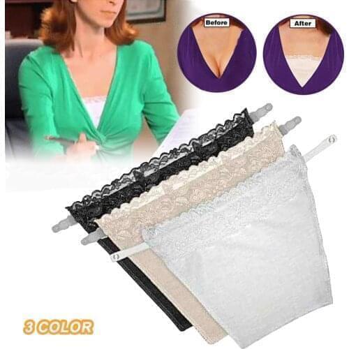 3pcs Anti Peep Invisible Bra Small Lace Breathable Women Underwear Breast Coverage