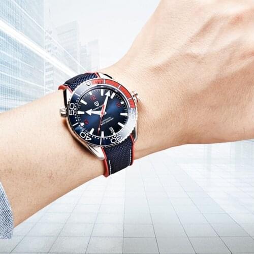 PAGANI DESIGN NH35A Mens Mechanical Watch Top Brand Sapphire Glass Stainless Steel Automatic Watch Mens 100M Waterproof Watch