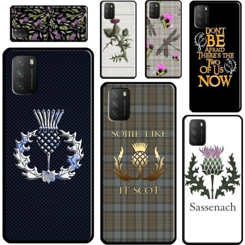 Outlander thistle Sassenach For POCO X3 Pro M3 F1 F2 F3 Phone Case For Xiaomi Mi 11 Lite 9 10 A3 Mi 11 Ultra 10T Pro