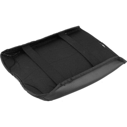 Black Automotive Armrest Cushion Console Box Cover Pad PU for Toyota Tacoma