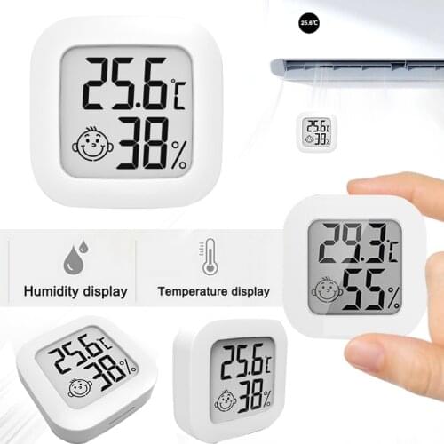 Bluetooth Digital Thermometer Lcd Screen Digital Hydrometer Wireless Smart Temperature Humidity Sensor with Battery Mini