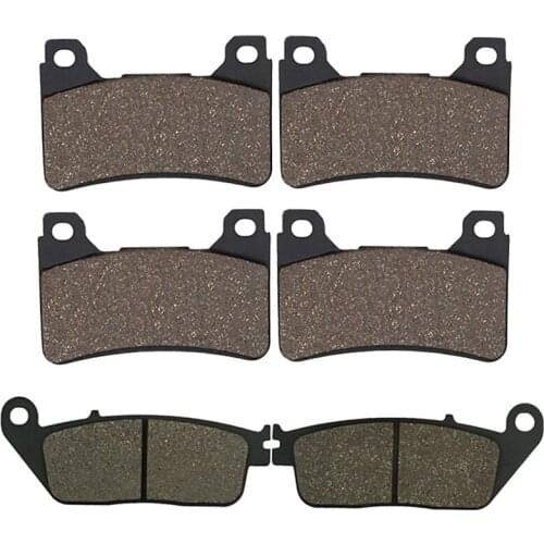 Cyleto Motorcycle Front and Rear Brake Pads for HONDA STREET BIKES CB1000 CB 1000 R8 2008