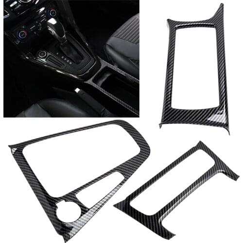 Gear Shift Cup Holder AC Switch Panel Cover Trim Fit For Ford Focus 2015 2016 2017 2018 Left Hand Drive