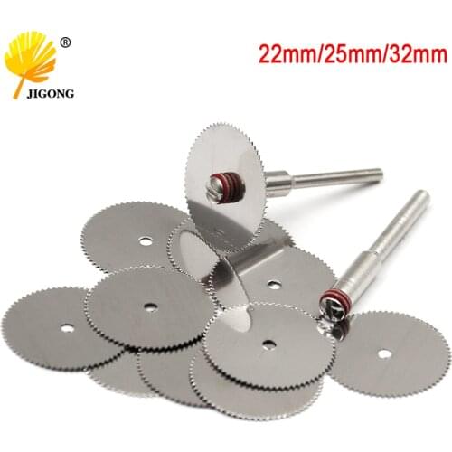 Cutting Discs Rotary Tools Cutting wheel for Dremel Tools Accessories 10pcs dremel Discs with 2pcs Mandrels 22mm 25mm 32mm