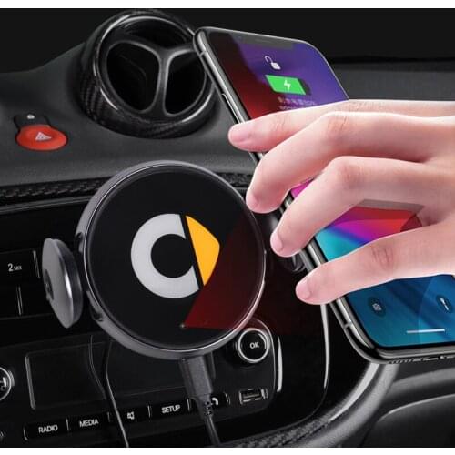 For Smart Fortwo Forfour 453 451 450 supports navigation charging accessories interior Car wireless charging mobile phone holder