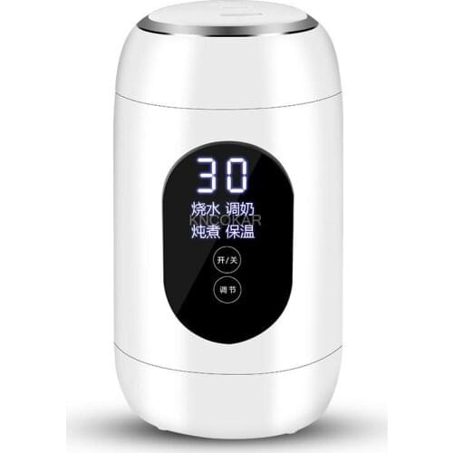 Portable Kettle Travel Electric Kettle Mini Folding Electric Kettle 304 Stainless Steel Stew Pot Insulation D344