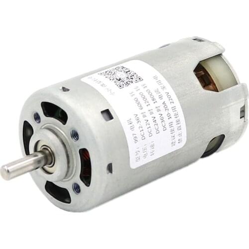 997 powerful DC motor 12-24V high speed 36V high torque motor silent lathe table saw drill motor front and rear ball bearing