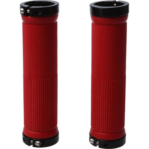 Double Road Mountain MTB BMx Bike Cycle Bicycle Lock on Locking Handlebar Grips