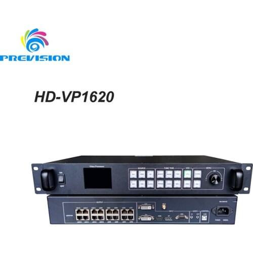 HUIDU HD-VP1620 LED 4K Video Processor indoor and outdoor ultra big,abnormal LED screen splicing display;rental,staging,16 port