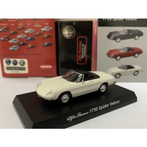 1/64 KYOSHO Alfa Romeo 1750 Spider Veloce Collection of die-cast alloy car decoration model toys