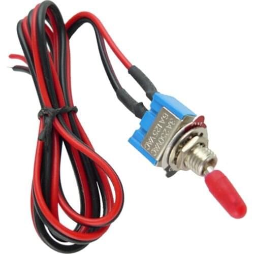 On/Off Mini Toggle Switch Pre Wired 24Inch 3Amp Security Alarm Pre-Wired Security Alarm Pre-Wired Security On/Off Switch