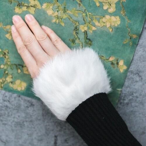 Fashion Joker Accessories wrist set trumpet cuff sweater coat decorated decorative flounces buttoned sleeves lace pleated