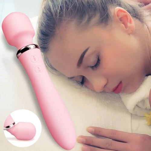 Powerful Magic Wand Vibrator, Sex Toys for Women AV Stick G-Spot Clitoris Stimulator Vibrating Dildo Adult Sex Products 18