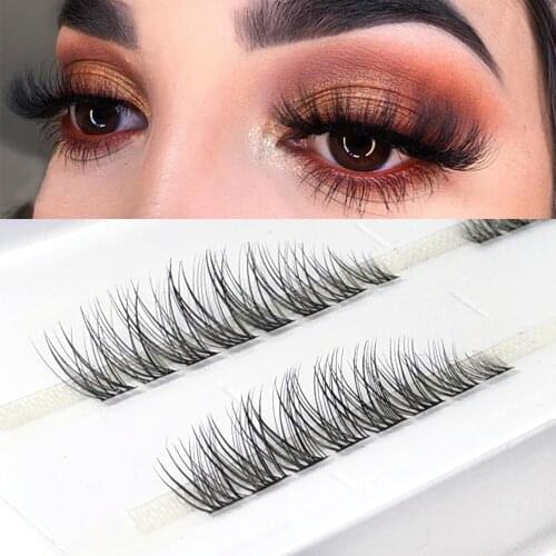 NEW 10boxes DIY Premade Volume Fans Bundles For Extension 3d Fluffy Mink Lashes Wholesale Segmented Dramatic Eyelashes