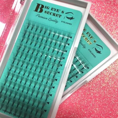 Wholesale Price 7D Premade Volume FANS Eyelash Extensions 7 Clusters Individual Lashes Fans Lash South Korean Free Shipping