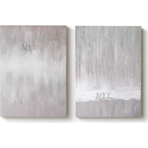 The Rain Scene Abstract Oil Painting Modern Wall Art Living Room No Frame Picture Home Decoration Painting 100% Handmade Unframe