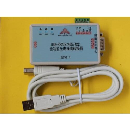 Full Function Optical Isolated USB 2.0 to RS232 RS485 RS422 Converter Adapter, FTDI FT232RL,Support Win7 WinCE Linux Cheap ship