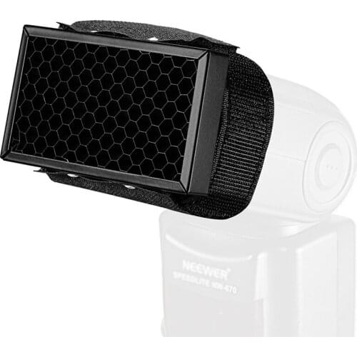 Portable Rectangle Honeycomb Grid Softbox Diffuser 47mmx80mm Honeycomb Grid, Metal Shell for Softbox, Flash Speedlight