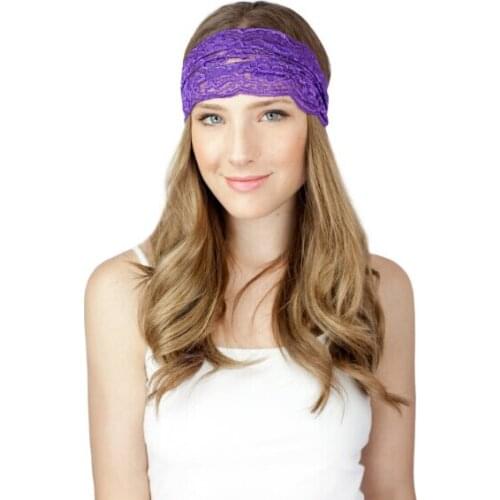 Lace women girls range of hair ribbon scrunchy headband turban head wraps band accessories headbands for women headwrap headwear