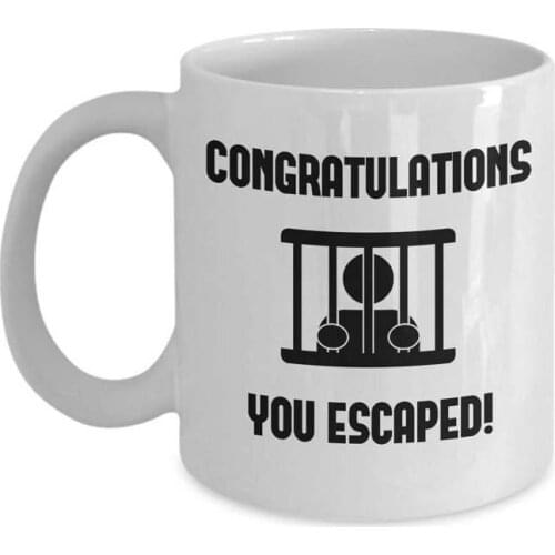Congratulations leaving gifts mugs Coworkers Colleague Boss best coffee tea cup funny friend Retirement Goodbye Farewell For Goi