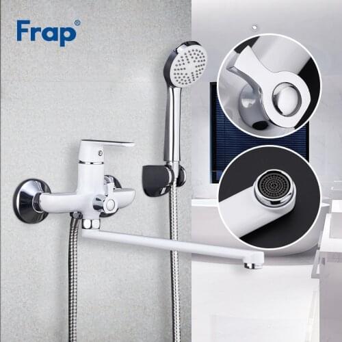 FRAP Shower Faucets torneira bath shower mixer taps brass body surface spray painting color shower head bathroom shower faucets