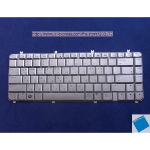 Brand New Silver Laptop Notebook Keyboard 488590-AD1 AEQT6Y00110 For HP Pavilion DV5 series (Korea)100% compatiable us
