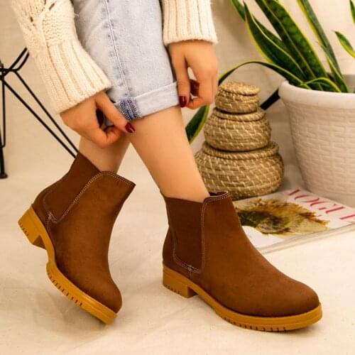 Tonar Alf Tan Suede Women Boots New Season Tire Detailed Fashion Trend
