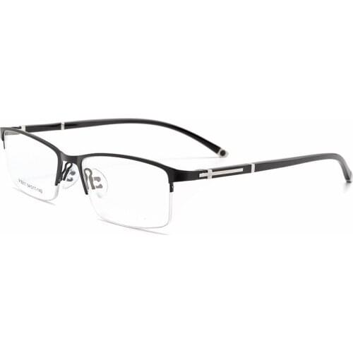 High Quality Mens Glasses Designer Glasses Legs Tr Legs Half-Frame Glasses Frame Plain Glasses Prescription Customization