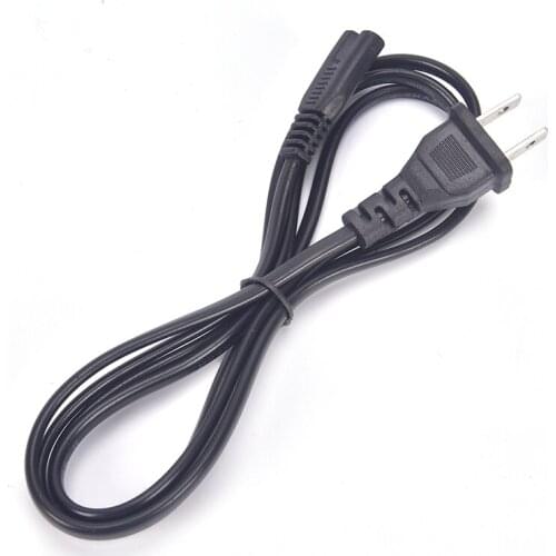 1pcs EU Power Cable Cord Figure 8 C7 To Euro Eu European 2 Pin AC Plug Power Cable Cord For Cameras Printers Notebook