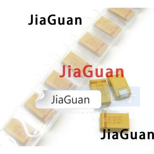 10PCS NEW SMD KEMET T491D106M035AT 7343D 10uF 35V 106/35V 10% 35V10UF chip Tantalum capacitor D-type 106 35V 106K