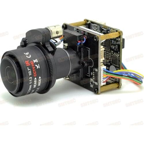2.7-13.5mm 5x Motorized Zoom Starlight 3MP IP Camera Module Sony Starvis IMX124 CCTV Security Main Board PCB SIP-E124DML-27135