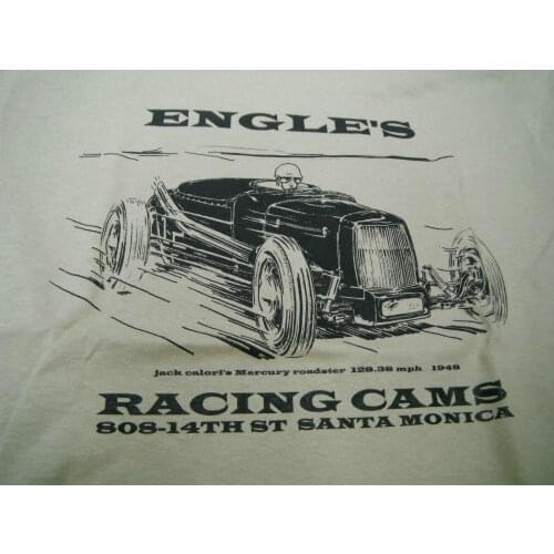 2019 Newest T shirt Engles Hot Rod Classic American car Roadster salt flats Model A B T light tan sand O-Neck Hipster Tshirts