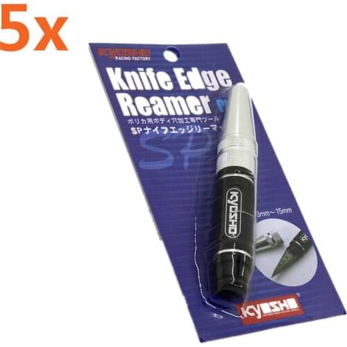 5pcs Kyosho 36219p MP10 Hole Puncher Opener Body Shell Reamer Driver DIY Tool With Stepped Band Scale For RC Car Model