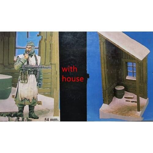 54mm Resin Figure Model Kit Unassambled Unpainted//995(with house)