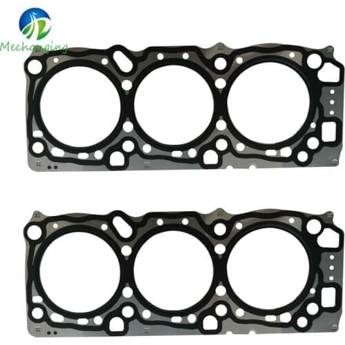 6G72 K96W For MITSUBISHI L 200 and GALANT VI 3.0 metal 2PCS Cylinder Head Gasket Engine Gasket Auto Parts MD320044 10145100