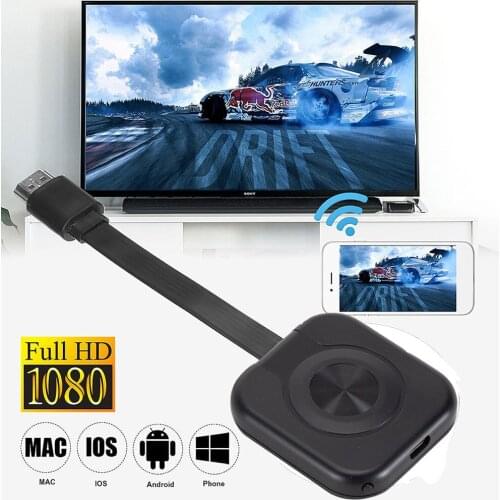 Display Dongle Video Adapter Airplay Wireless HDMI-compatible TV Stick for Phone MiraScreen 1080P USB WiFi Display Dongle
