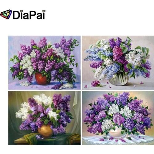 DIAPAI 5D DIY Diamond Painting 100% Full Square/Round Drill "Flower landscape" 3D Embroidery Cross Stitch Home Decor