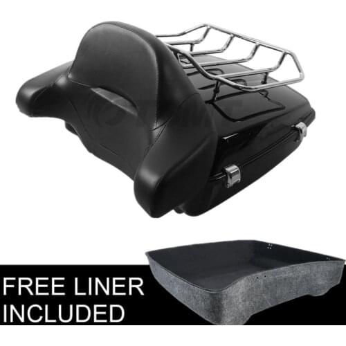 Motorcycle Pack Trunk Luggage Rack Backrest For Harley Tour Pak Touring Road King Street Electra Glide FLHR FLHX FLTRXS 14-20