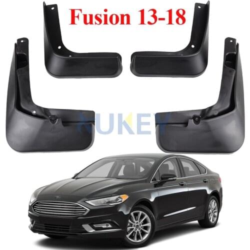 4Pcs Mud Flaps For Ford Fusion Mondeo 2013 2014 2015 2016 2017 2018 Molded Splash Guards Mudguards Front Rear Fender