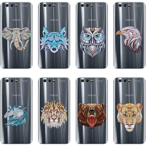 Back Cover For Huawei Honor 7 8 9 10 Lite Wolf Silicone Soft Case For Huawei Honor 7 7S 7X 7A 7C Pro 8X MAX 10 9 8 Phone Case