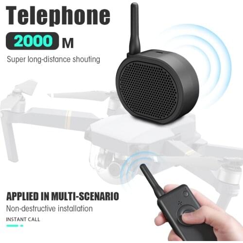 Drone Speaker Megaphone With Loudspeaker 1200m Control Distance For Mavic Air/MINI/Pro/Phantom 4 Mavic Air 2 Drone Accessories