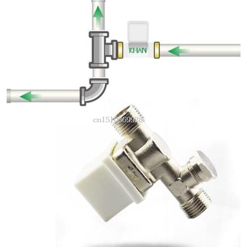 AC 220V Brass 1/2" Electric Solenoid Valve Water Air N/C Normally Closed Water