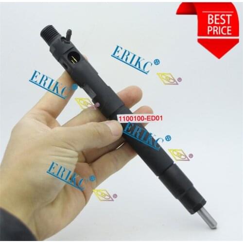 ERIKC 1100100ED01 Injector 1100100-ED01 Auto Fuel Diesel CR Injektor Common Rail 28231014 for Delphi Series Euro 5 Injector