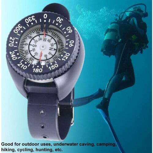 HOT SALE Wrist Watch Style Waterproof Diving Compass Swimming Water Sport Navigation Tool Navigator Digital Watch Diving Compass