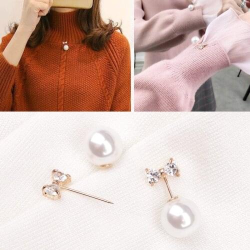 JUNPI Brooches Bow On Clothes