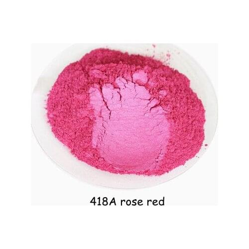 Buytoes 500gram rose red Color Cosmetic Mica Pearl Pigment Dust Powder for DIY Nail Art Polish and Makeup Eye Shadow,body paint