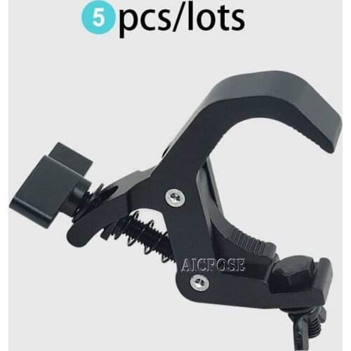 5Pcs/lots Stage Lights Hook Aluminium Material Hooks150kg 40-60mm Hook Light Clamp Holder LED Disco Stage Effect Light Truss