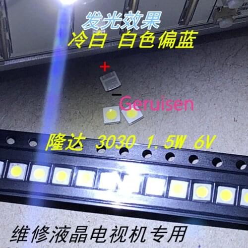 LEXTAR GOOD High Power LED Backlight 1.8 W 3030 6 V Cool white 150-187LM PT30W45 V1 TV Application 3030 1000pcs Lextar