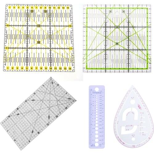 15*60cm Patchwork Ruler DIY Acrylic Handmade Quilting Ruler Seam Sewing Patchwork Drawing Rulers